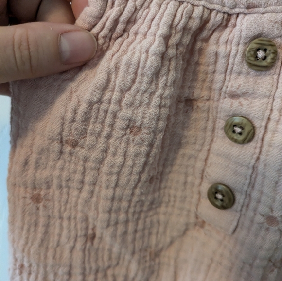 Emily & Oliver Dusty Pink 12M Overalls - Picture 4 of 8